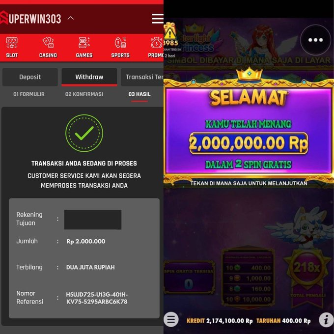 Salmanfari70397's tweet photo. anjir mimpi apa ya gua semalem tbtb dapet maxwin wkwkw iseng nyoba web yang lewat di beranda terus eh malah di kasih maxwin wkwk lumayan lagi gacor kayanya nih web

LINK WEB : https://t.co/roVP9orDER https://t.co/yYsA5a1QM1