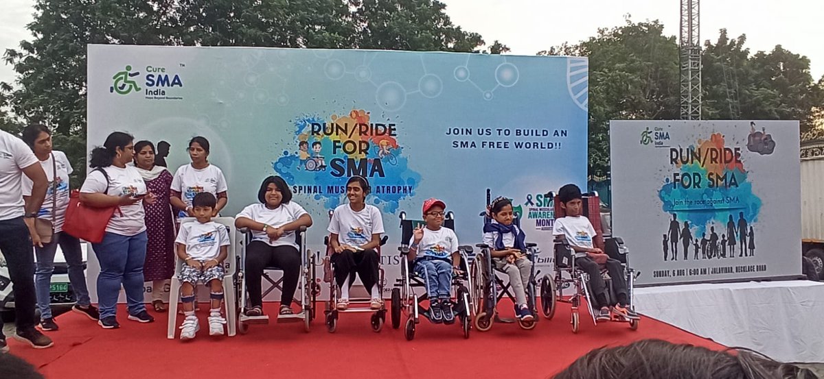 curesmaindia's tweet photo. 🎉🏃‍♂️🚴‍♀️ We did it! A successful Run/Ride for SMA event at Hyderabad! 🎗️💙 Heartfelt thanks to all #SMAWarriors , families, and supporters who participated and made it a memorable day. Your dedication and support for CureSMA India's event are truly inspiring! Let's continue to raise awareness and work together in the fight against #SMA. 🙏🏼. Big shout out to all Telangana members guided by Ms Srilaxmi & Mr Satish for their extraordinary efforts to make this event a grand success. 
#RunForSMA #RideForSMA
#BattleAgainstSMA
