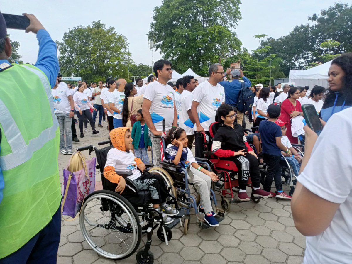 curesmaindia's tweet photo. 🎉🏃‍♂️🚴‍♀️ We did it! A successful Run/Ride for SMA event at Hyderabad! 🎗️💙 Heartfelt thanks to all #SMAWarriors , families, and supporters who participated and made it a memorable day. Your dedication and support for CureSMA India's event are truly inspiring! Let's continue to raise awareness and work together in the fight against #SMA. 🙏🏼. Big shout out to all Telangana members guided by Ms Srilaxmi & Mr Satish for their extraordinary efforts to make this event a grand success. 
#RunForSMA #RideForSMA
#BattleAgainstSMA