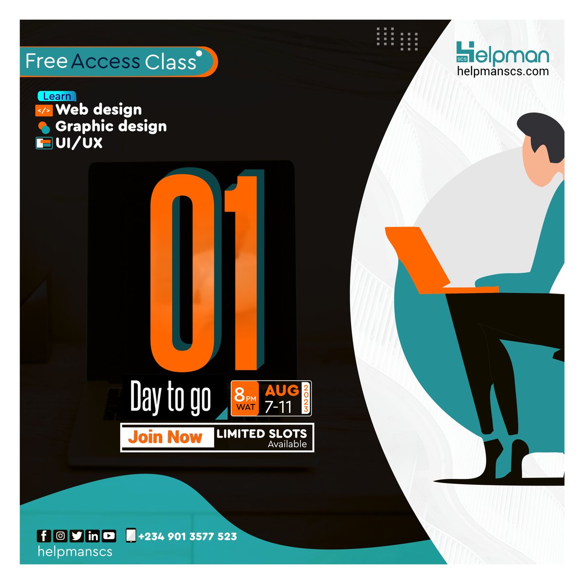 Get ready to be amazed as we take you on a journey of discovery in the fascinating world of ICT

#explorepage #techinnigeria #digitalskills #freetechclass #helpmanscs #freeclass #instagramfeeds #digitalskillsinnigeria  #webdesign #webdesignclass #freewebdesignclass #webinar