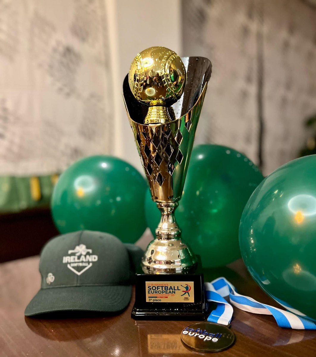@AerLingus We may need an extra piece of cabin luggage on EI643 for the👇we have collected at the Womens U18 European Softball Championships. You will be also carrying precious cargo in some of our players and coaches who have just qualified for the 2024 World Cup! #webleedgreen