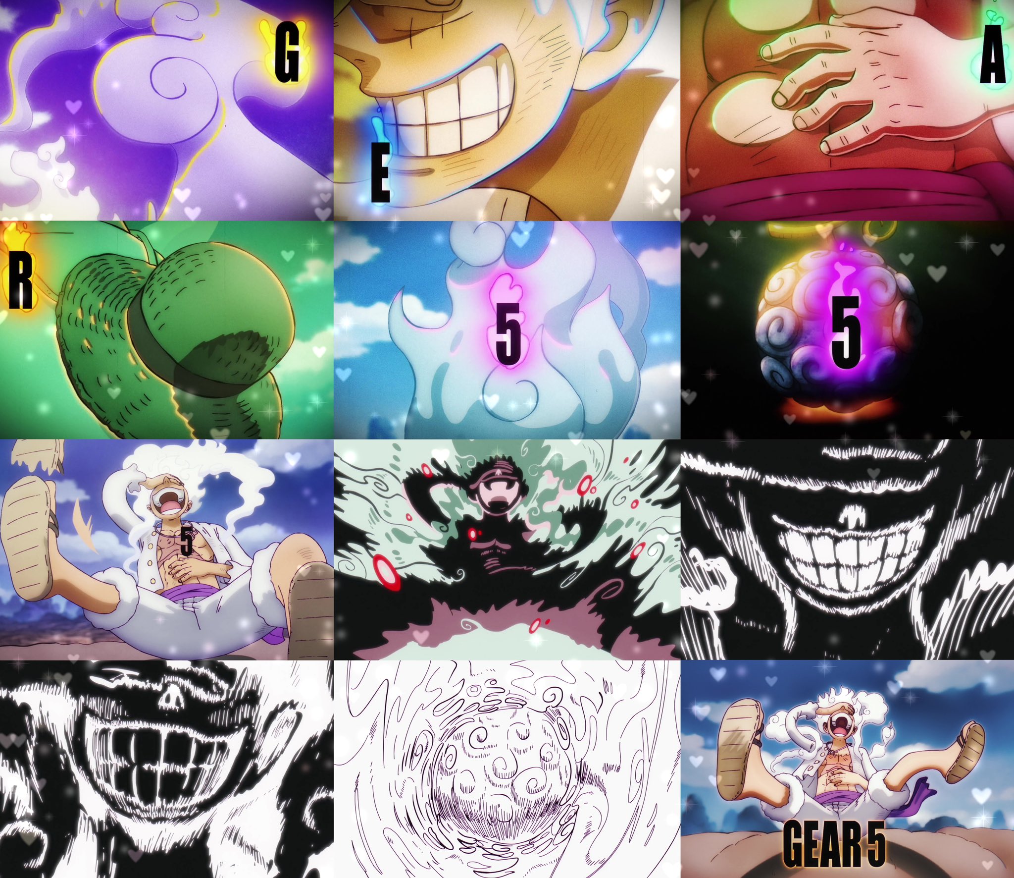 every luffy on X: every luffy frame from one piece episode 1   / X