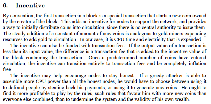 milan_dereede's tweet photo. Goal alignment in crypto: incentives rule the world.
When British colonial rulers wanted to reduce the number of cobras in Delhi, they offered a bounty for every dead cobra. Initially, this seemed to work as large numbers of snakes were killed for the reward.

Soon however, people began to breed cobras to earn more money. When the government became aware of this and stopped the rewards, the breeders released the snakes, leading to an even greater cobra population than before.

The goal was to decrease the cobra population. The incentive was to breed more of them.

History is riddled with examples of misaligned incentives that seem obvious in hindsight. But are we not making a similar mistake in crypto?

Satoshi on incentives
Paragraph 6 of the Bitcoin whitepaper (https://t.co/0vdwTUzTfa) is about incentives.

Goal alignment in Bitcoin means aligning incentives between (A) holders and (B) miners.

(A) holders want one thing above all. For their Bitcoin to remain valuable, and to become more valuable. This means low debasement and high security. Low debasement is locked in the protocol, while security is gained through decentralization.

(B) miners want one thing above all. To make a profit. In an ideal world, their profit is maximized by mining fairly, winning block subsidies and fees while causing little debasement to holders.

The cobra rears its head
Mining Bitcoin is a competitive business where revenue comes from a commodity. The market price of Bitcoin is a given, the cost side can be optimized.

In optimizing the cost side, economies of scale dominate. 

Economies of scale mean:
• Access to cheaper capital
• Discounts on bulk mining machine purchases
• Cheaper per-unit rack space
• Cheaper per-unit maintenance
• Reduced administrative expenses
• More favorable energy contracts

These advantages are often mentioned by miners themselves (https://t.co/hBDQLNNNuS).

Holders want miners to stay small and to increase in number. Miners instead want to grow to get more economies of scale and make more profit. Goals are misaligned.

The risk of misalignment
Bitcoin derives its value from decentralized consensus. If a small group of miners has the majority of validation power, they can censor the network and have effective control over Bitcoin as a store of value. A store of value where you can't withdraw hasn't stored anything.

Censorability is in many ways exactly what Bitcoin was designed to solve. Take away Bitcoin's decentralization, make it stoppable, and you take away its value.

Goal alignment with outsiders
So far, we looked at two within-system groups of (A) holders and (B) validators. There's also a group of (C) outsiders.

These outsiders are similarly motivated by profit. They don't particularly care for Bitcoin. They would buy it if they knew it would become worth more, they would short it if they knew it would become worth less.

How did outsiders see Bitcoin in the past?
Outsiders might have seen a system that was difficult to profitably attack. To censor the network through a 51% attack they might have needed to convince 100 miners to collude, and these miners were making good money from mining Bitcoin.

In 2014, miners had revenue of $788 million per year, and the total market cap of Bitcoin was $6,800 million.

Attacking was not that attractive:
• Options for going short, where you profit from a declining price, were limited.
• Mining was more decentralized than it is now, so a larger group of miners would have to be coordinated to attack.
• Total market cap was relatively low, so potential profit was limited.
• Miners were making relatively good money as a percentage of market cap (11.6% per year), so bribing or coercing them would be expensive relative to the profit to be made from shorting.

What do the incentives look like now?
• Bitcoin has become easier to short.
• Mining has become more centralized.
• Market cap is higher, so the potential profit is higher.
• Miners are making far less money as a percentage of market cap (1.7% now vs 11.6% previously).

This adds up to a far more attractive proposition for a 51% attack: the relative cost has gone down, potential profit has gone up.

Current goal alignment between miners and outsiders
The incentives of miners and outsiders are aligning more and more. Validators do not necessarily care about Bitcoin. They run a business where they provide an input (hashrate) and receive an output (BTC) that they can convert to cash instantly.

They do not need to, and often do not want to hold Bitcoin. That is not part of their business proposition. They do not necessarily have goal alignment with holders.

If a miner has:
• $800 mln annual revenue (~10% of the total hashrate)
• $200 mln annual profit

Then a one-time payoff of $4 billion (20 times their annual profit) might seem very attractive for such a miner. At such figures, performing a 51% attack on the Bitcoin network would cost just ~$20 billion.

If we assume a market cap of $500 billion for Bitcoin and being able to open a short position on $100 billion of that, an attack would need just a 20% drop in BTC's value to turn this into a profitable proposition.

Given that Bitcoin's value derives from being a decentralized store of value, its value might drop far more than 20% when successfully attacked.

Future goal alignment
Given the incentives embedded in the Bitcoin protocol for miners to scale up, further centralization of miners seems like a safe assumption, one that is backed in practice by research.

Given increasing financialization of Bitcoin, increasing possibilities for going short on Bitcoin seem like a safe assumption.

Given that block subsidies in Bitcoin decrease over time through the "halving" and that fees are barely increasing, miner revenue (cost to attack) as a percentage of market cap (potential profit to be made) will decrease further as it has so far.

This is clear goal misalignment  between Bitcoin miners and Bitcoin holders. Worse, this goal misalignment is at the very core of the Bitcoin protocol.

Proof of Stake's attack resistance
In Proof of Stake (PoS) it is far harder to profitably attack the network. While PoW miners exist outside the protocol and do not necessarily hold Bitcoin, validators in PoS exist within the protocol and hold the coin.

Going profitably short is therefore far harder if not impossible. To 51% attack the network, you need to hold the coin meaning you would be attacking your own holdings.

Yet in PoS, similar to PoW, goals are not perfectly aligned.

Redistributive power in staking
Validators in PoS are generally paid a combination of i) new coins being minted and ii) transaction fees.

To be a staker, you generally need to fulfil some requirements:
• Have a certain minimum amount of coins
• Be willing to lock up those coins for a period of time
• Run a dedicated computer or server that is online 24/7

If you can do so, you receive maximum rewards, let's say a 10% annual return.

For those that lack any of the above, there are generally options to stake with third parties. These tend to take a fee for providing this service.

This could mean you receive 9% or 8% instead of the 10% that the larger holders get.

That's still better than what those that don't stake at all receive, which is 0%. In Ethereum only ~20% of coins are staked.

In the long term, this is worrying. Those that hold most receive most rewards, both in absolute and relative terms, and this exponentially grows over time. Compound interest is the eight wonder of the world.

Goal alignment in staking
Staking presents more goal alignment issues. As a holder of Ethereum, I now have two different goals. I want the network to remain as decentralized as possible, but I also want maximum rewards on my coins.

What if I can stake for a slightly higher reward, but it means staking with an already large staker? My goals conflict.

What is good for me is not good for the network.

This tragedy of the commons scenario also exists in global warming, overfishing, antibiotics and countless other examples. Individual's goals conflict with group goals.

The goal of maximizing ROI within the protocol conflicts with the goal of decentralization. Both as a tragedy of the commons, and through the redistributive power of staking.

Solving goal alignment in crypto
Many Proof of Work and Proof of Stake crypto are designed to minimize the impact of the lack of goal alignment. However within PoW and PoS none have true goal alignment between holders and validators.

One crypto that I would argue has solved this is Nano. Similar to in Bitcoin and Ethereum, holders of Nano want one thing above all. Low debasement, high security, meaning decentralization is needed.

As opposed to Bitcoin and Ethereum though, miners/validators do not receive monetary rewards. Accruing a large percentage of validation power providies no income, no ROI.

Similar to in Ethereum, validation power is coin-based and a 51% attack is therefore difficult to profitably perform. 

Validators exist within the protocol, but unlike in PoS and PoW they are unable to extract value from the protocol. 

Remove redistributive power, remove the tragedy of the commons
Without monetary rewards being paid, there is no inbuilt redistribution towards larger holders and no incentive to become a bigger validator.

Without monetary rewards, for the past 7 years validators have been run by those that profit from the value inherent in the network itself:
• Exchanges run a node to confirm deposits really happened.
• Businesses run a node to be independent and self-sufficient.
• Holders run a node to trustlessly use the network and secure their Nano.

Goal alignment between all holders
Holders that choose not to run a node themselves can use their Nano to vote for a validator of their choice. 

Their incentive is clear. There is no individual incentive of wanting the highest possible return. Instead, their incentive is to vote in a way that maximises the value of their Nano by voting for smaller validators, increasing decentralizationd security of the network.

There is no return versus security trade-off, no tragedy of the commons.

Every Nano holder's incentives are aligned with those of every other Nano holder in prioritizing decentralization and security above all.

Incentives rule the world
In the short term, lacking goal alignment is not an apparent problem. We might even think things are going well.

More cobra heads are turning up, so we must be getting rid of the cobra infestation.

In the long run though, the monetary incentives built in to most of crypto are terrible. The centralization over time and the tragedy of the commons is what degrades decentralization and decreases security. It only gets worse over time.

It's a price holders pay, and only when we solve it can we see a crypto as a truly long-term option.