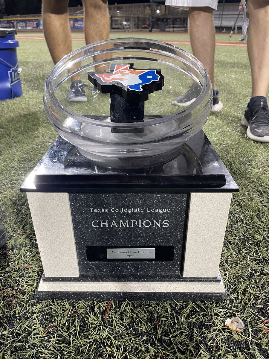 Your 2023 <a href="/TCLBaseball/">Texas Collegiate League</a> Champions @SeguinTCL Congratulations to ALL involved! Especially <a href="/Tony7tperez/">Tony Perez</a> who put a championship team together, and never gave up!! Well deserved.