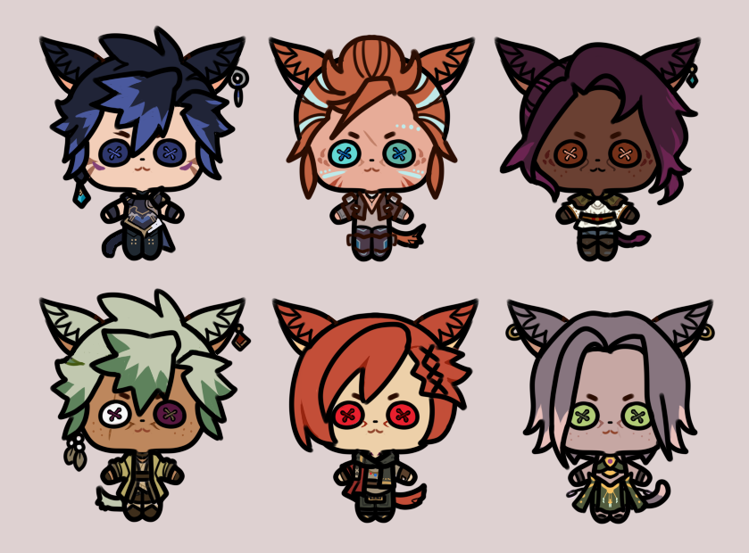 bascheng's tweet photo. some blorbo dolls from tumblr https://t.co/AiBTGWM3nO