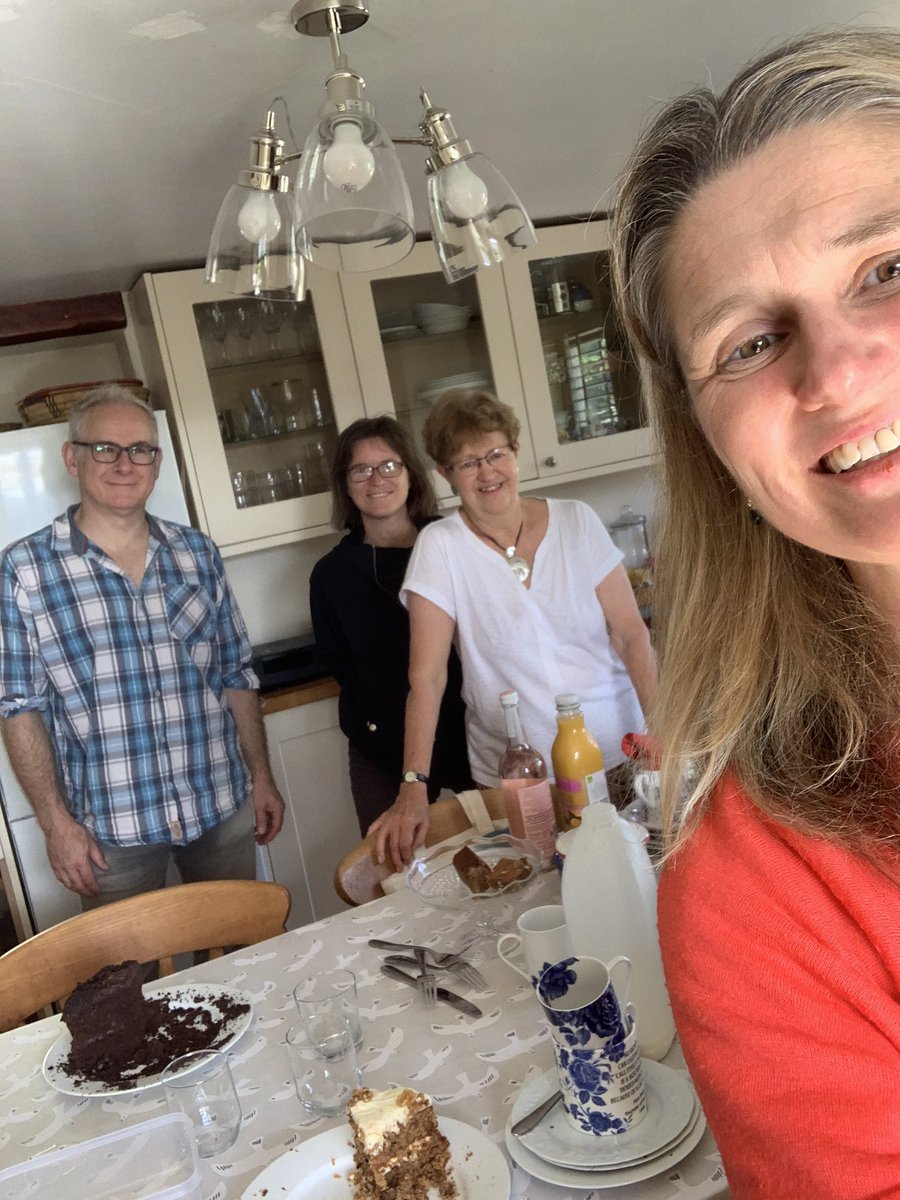JayneKirkham4's tweet photo. Today we had a fantastically windy day out campaigning on the #Roseland. #Portscatho & #Gerrans in the am and then tea and cake at Sheila’s in #Tregony in the pm for Labour members, supporters and those who were just keen to find out. Last photo is evidence of all the 🍰 eaten. https://t.co/A4I995Tc6D