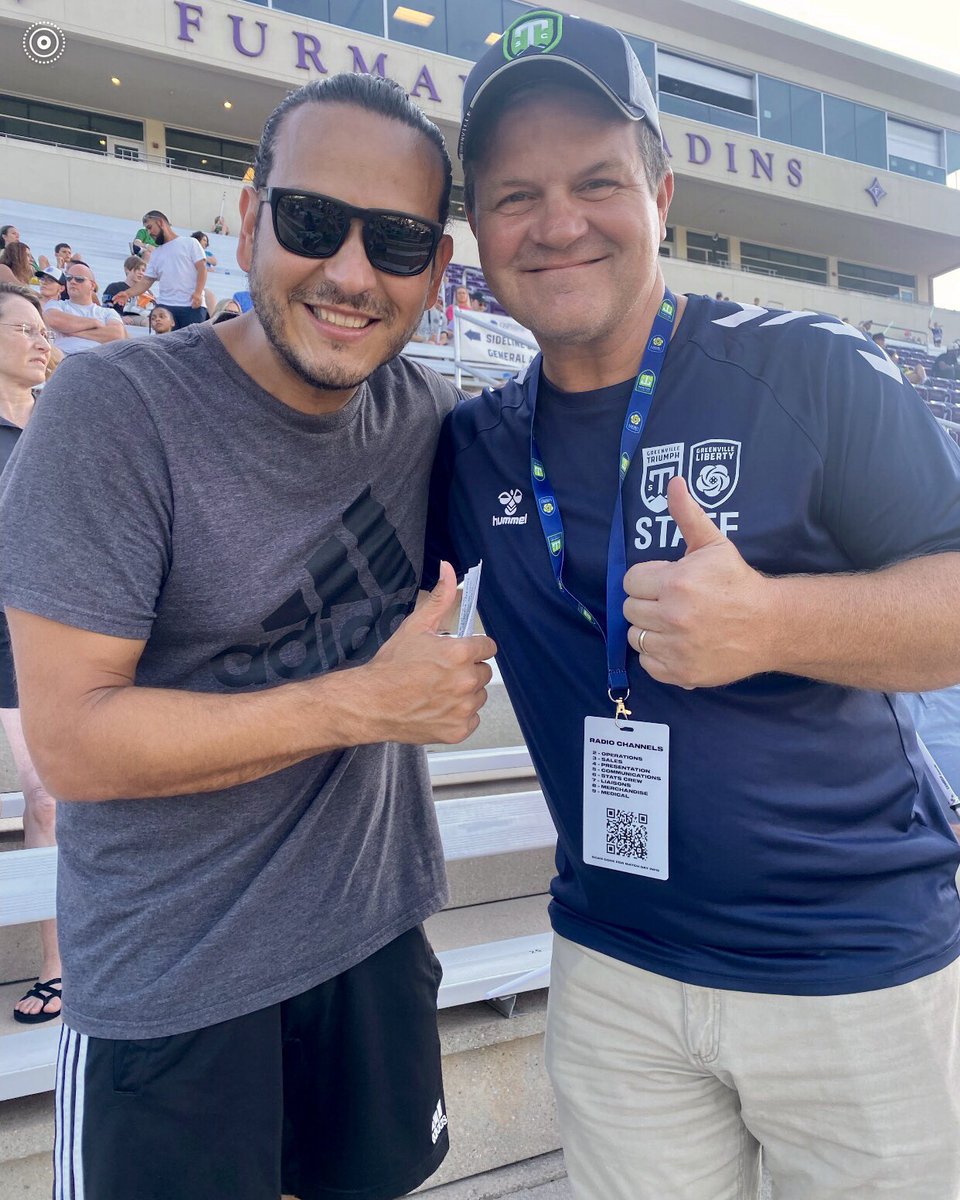 MikeVfromSC's tweet photo. The Good Guys PREVAILED!
@GVLTriumph Wins 3-2 and reinforcements arrived! Great to see @CharleeBuitrago and his family and love the great pic from @gwyn_76 of Vader and Bb-8! #TheForceIsWithUs https://t.co/5dkSElGOYk