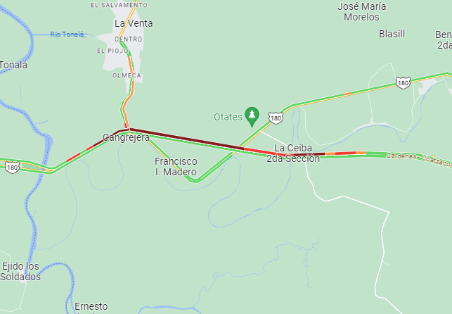 monitoreolemar1's tweet photo. @CNAC_GN @GN_Carreteras Me pueden dar información acerca del tráfico en la carretera Villahermosa-Coatzacoalcos por favor. A la altura de Cangrejera. https://t.co/RJdb0ZnQ73