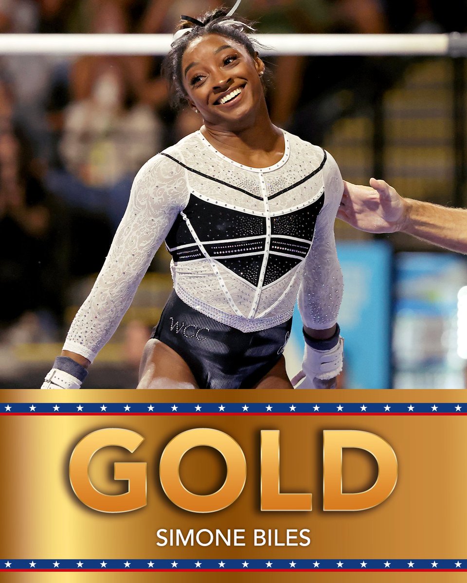 SIMONE BILES IS GOLDEN! 🥇