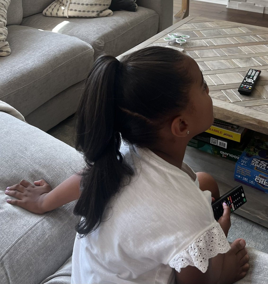 erickallen's tweet image. Today my baby got her first big girl hairstyle. 😢 #ToFast