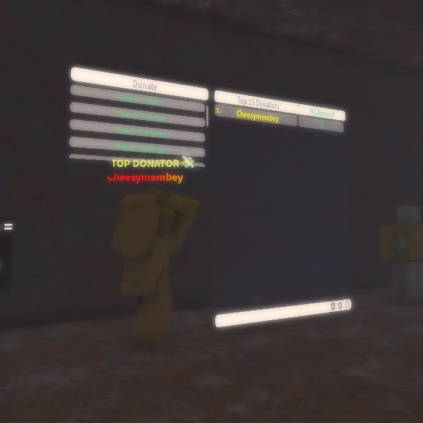 Cheesymembey's tweet photo. New donation board and kill everyone price increased https://t.co/wvUPNKYp33