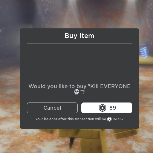 Cheesymembey's tweet photo. New donation board and kill everyone price increased https://t.co/wvUPNKYp33
