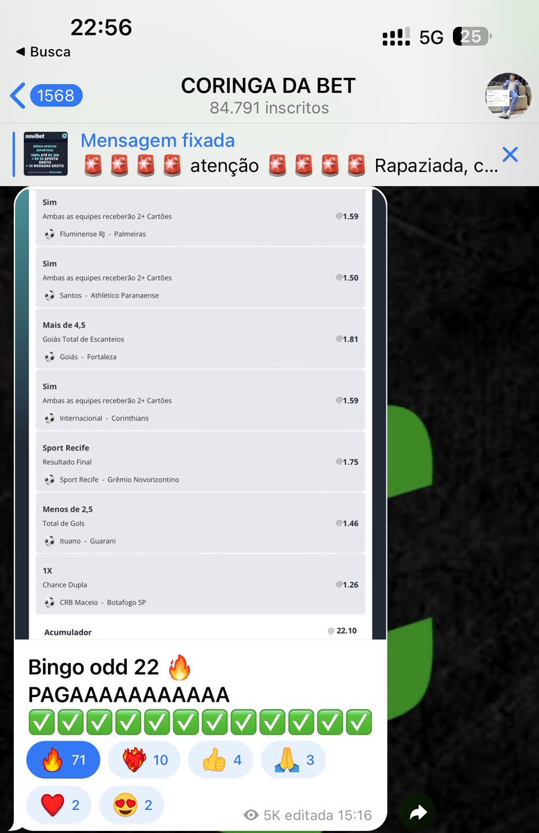Coringadabet's tweet photo. Odd 22 no meu grupo grátis 🔥🔥🔥 https://t.co/LFE9r2bRV5