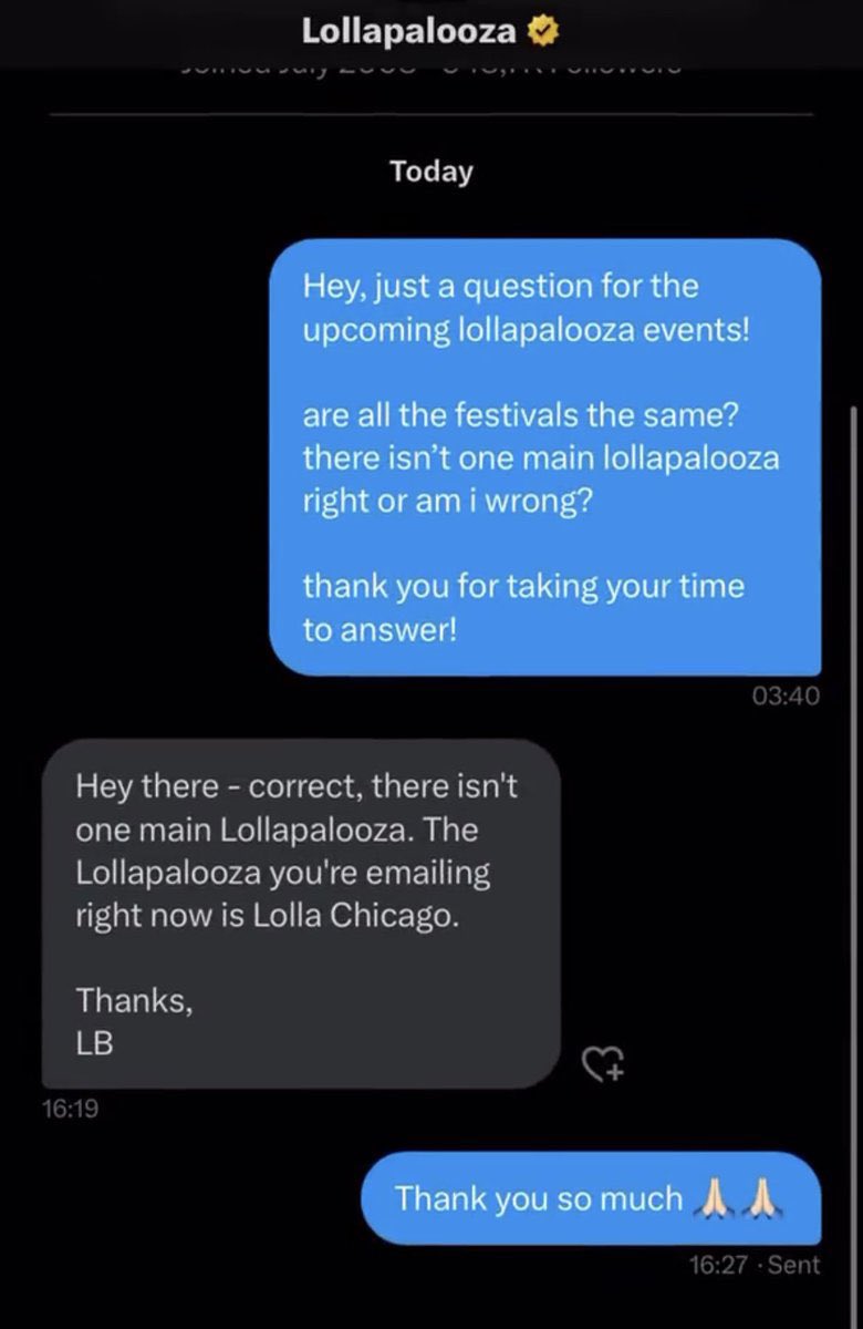mianskz's tweet photo. @npomvtt o próprio Lollapalooza já falou que não existe “edição principal”… https://t.co/Brc74c639y