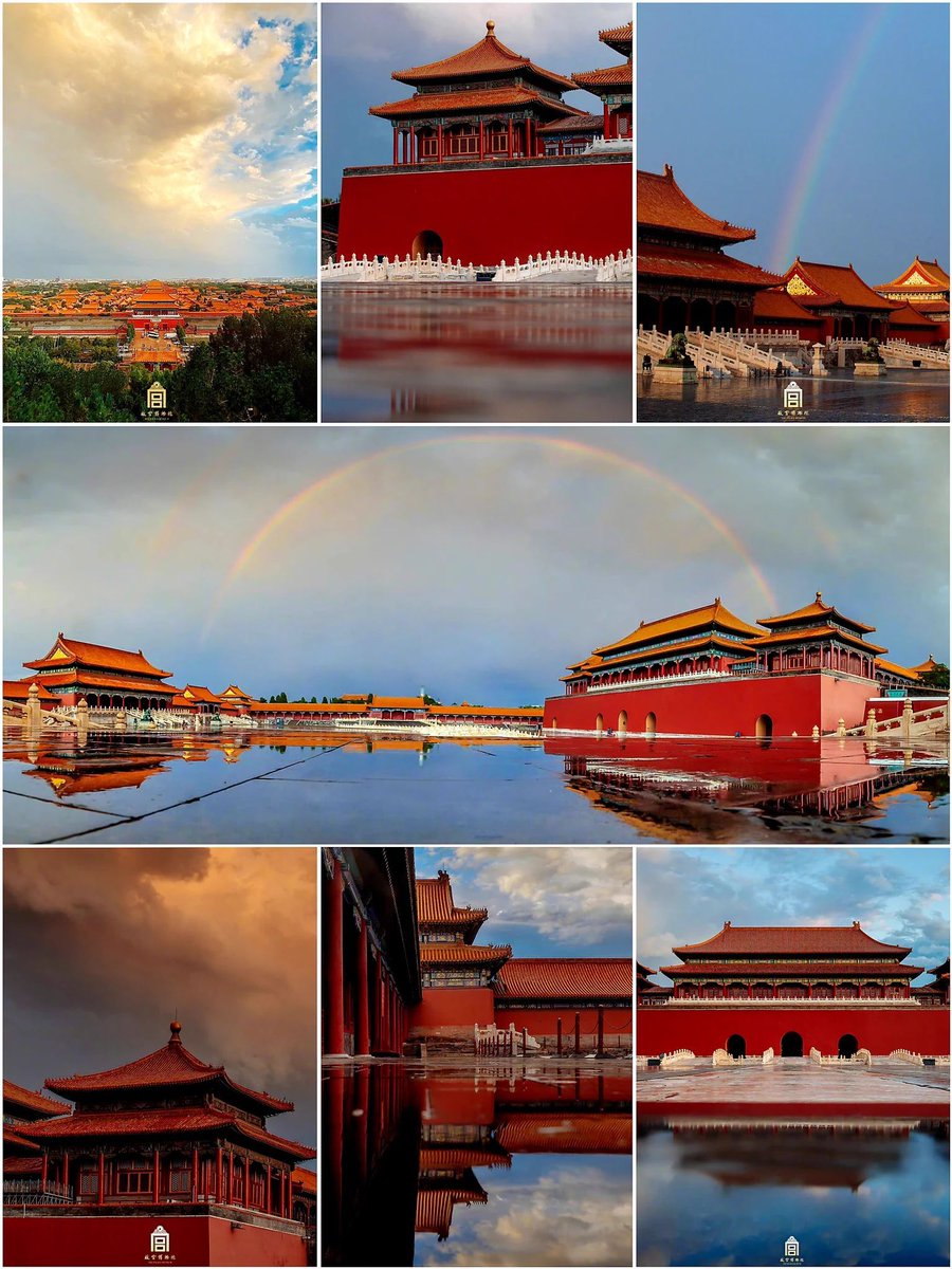 雨后紫禁城，洗尽铅华，再现辉煌。