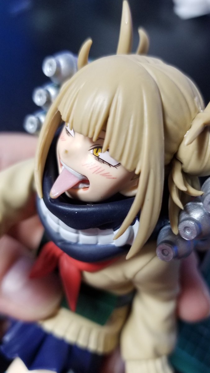 ratoroPrize's tweet photo. 僕のヒーローアカデミア THE EVIL VILLAINS-DX-トガヒミコフィギュア
ナイフ切り詰め、
舌付けて調整終了🙌
#ヒロアカ　#クレーンゲーム　#トガヒミコ https://t.co/ABKcGNXg9q