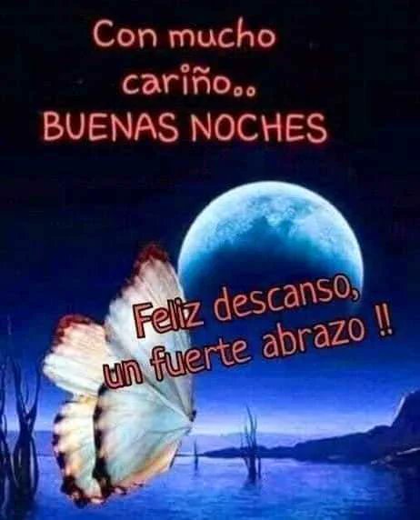 Buenas noches feliz descanso