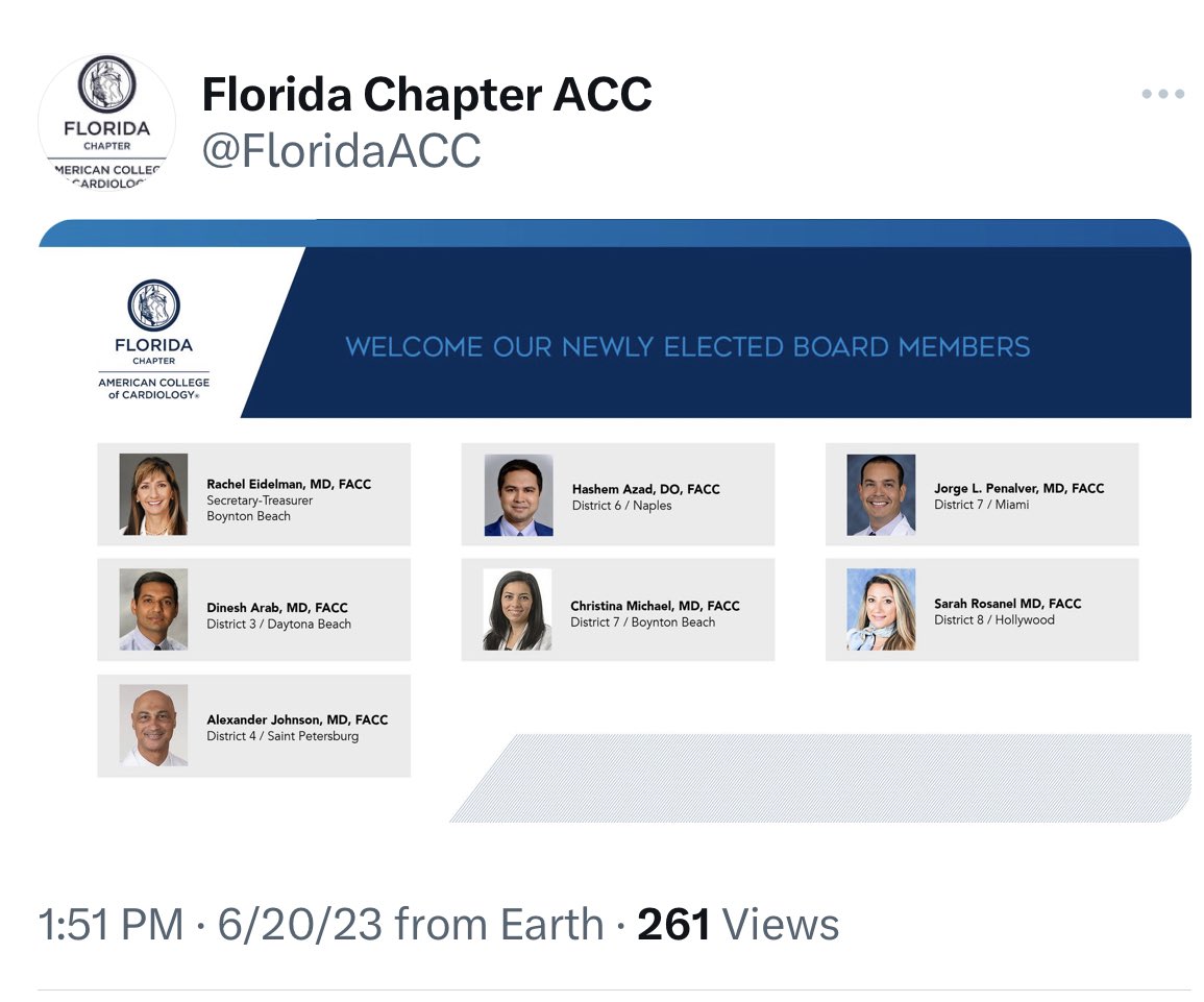 What an amazing heart to heart talk today at @FloridaACC with #ACCWIC . Incredibly grateful for this community of docs! @drdavemd @RheaSancassani @ShonaVelamakan1 @drmalissawood @GeetanjaliDang @ShaileeShahMD @DrHeatherJohn @PamelaBMorris