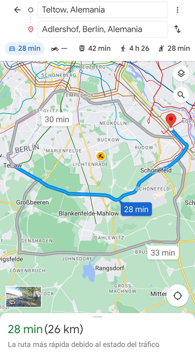 MarieHalan's tweet photo. Para poner en contexto las distancias, son mas de 20 kilometros del lugar donde se hospedaba Maria Fernanda Sanchez (Neon Woods, Adlershof) , hasta el canal Teltow😳

No suena plausible que se haya ido a caminar por 4 horas (y sin cel) el día que desapareció. 😢 #JusticiparaMaff https://t.co/ZoCVoZtwZz