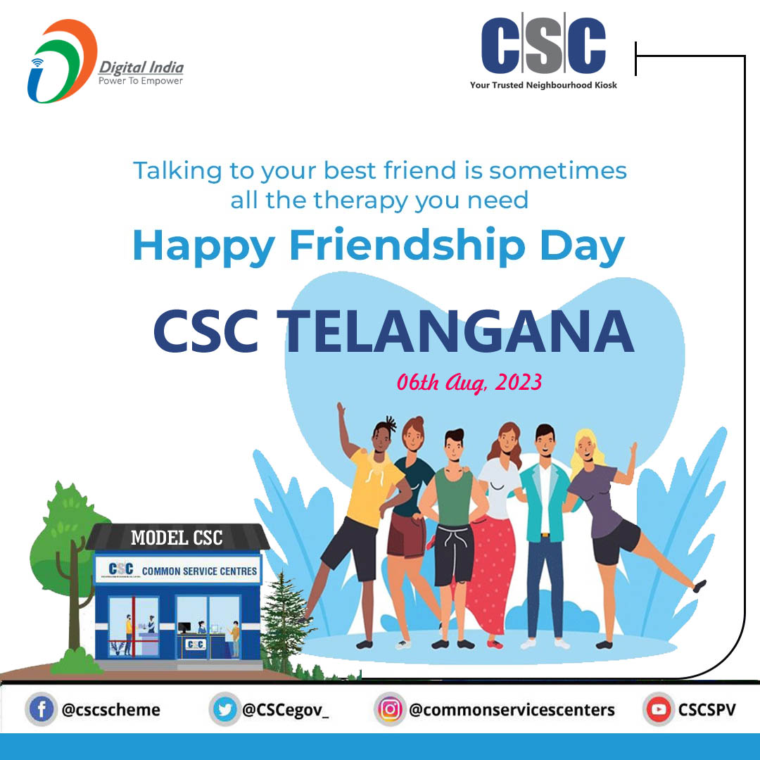 bethoju_task's tweet photo. “Happy Friendship Day! · “To my amazing friends, thank you for being there always. @CSCegov_ @CSCTelangana https://t.co/j1JPBup92u