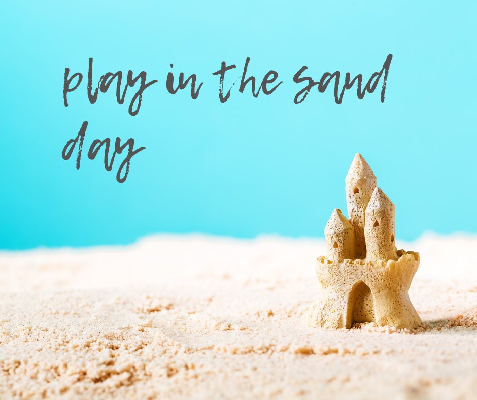 RaiderReaders's tweet photo. August 11 is Play in the Sand Day. That's cruel and unusual punishment cause you're stuck in school, aren't you? https://t.co/5Av9XPt9BD
