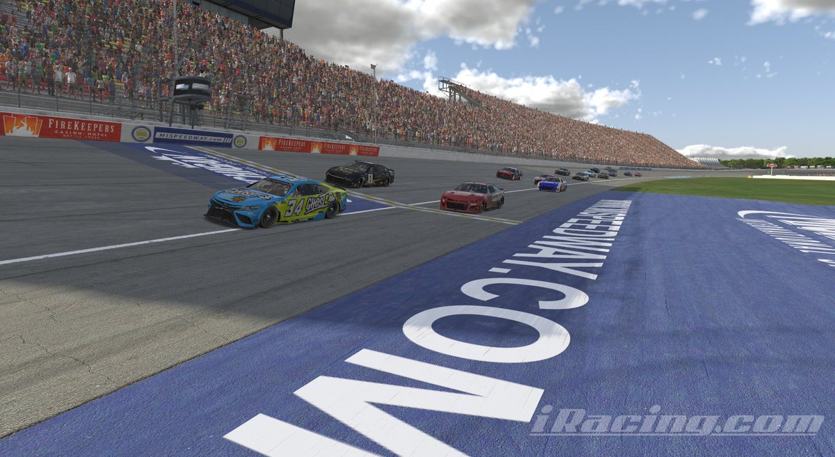 Wild Michigan race in <a href="/EliteCupRacing/">Elite Cup Racing</a>. Had to come from the back to fix damage. Qualified well in 3rd. Finished P8. Another good win for <a href="/EliteWarMachine/">Tyler Birden</a>!