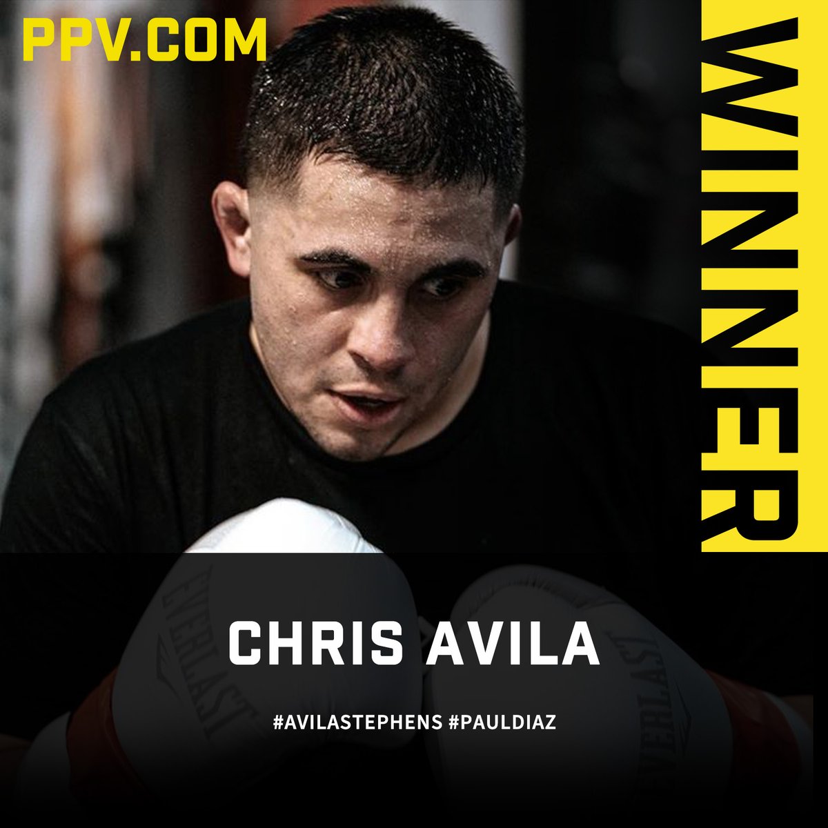ppv_com's tweet image. A unanimous win for @chrisavila209 at #PaulDiaz! 🔥

#PaulDiaz | LIVE NOW on PPV.COM!
No subscription required.

Order now: ppv.com/events/paul-vs…
#Ready4War | #SerranoHardy2 | #AvilaStephens