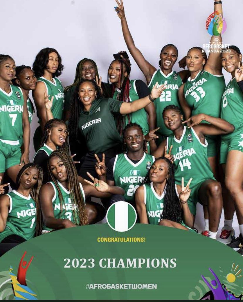 WEEC_NG's tweet photo. Always full of happiness when we see his work pay off. Congrats girls! #afrobasketball https://t.co/VBczSWJKPH