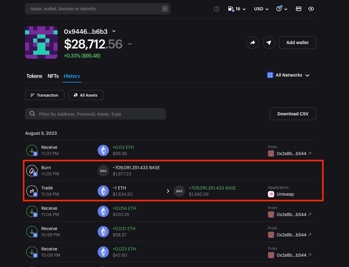 thetickerisbase's tweet photo. 1 ETH buy back and BURN 🔥🔥🔥 

Why bridge when you can $BASE? https://t.co/gTh6BugUtV