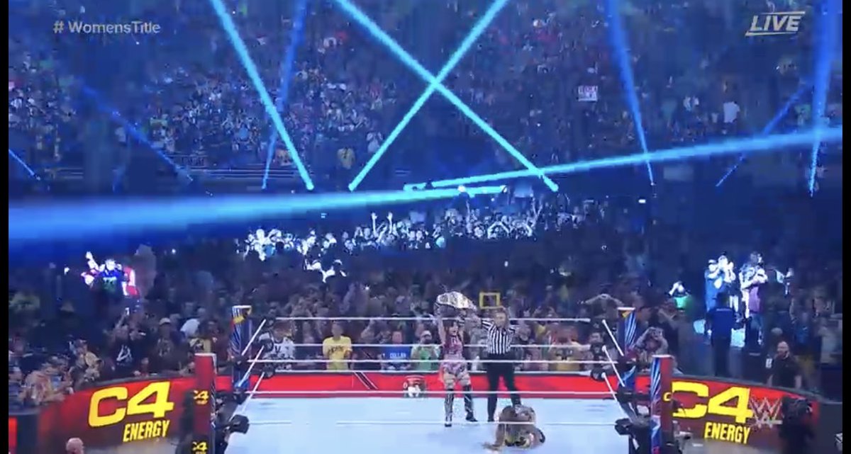 IYO HAS CASHED IN MITB AND IS THE CHAMPION OMG LFG #SummerSlam