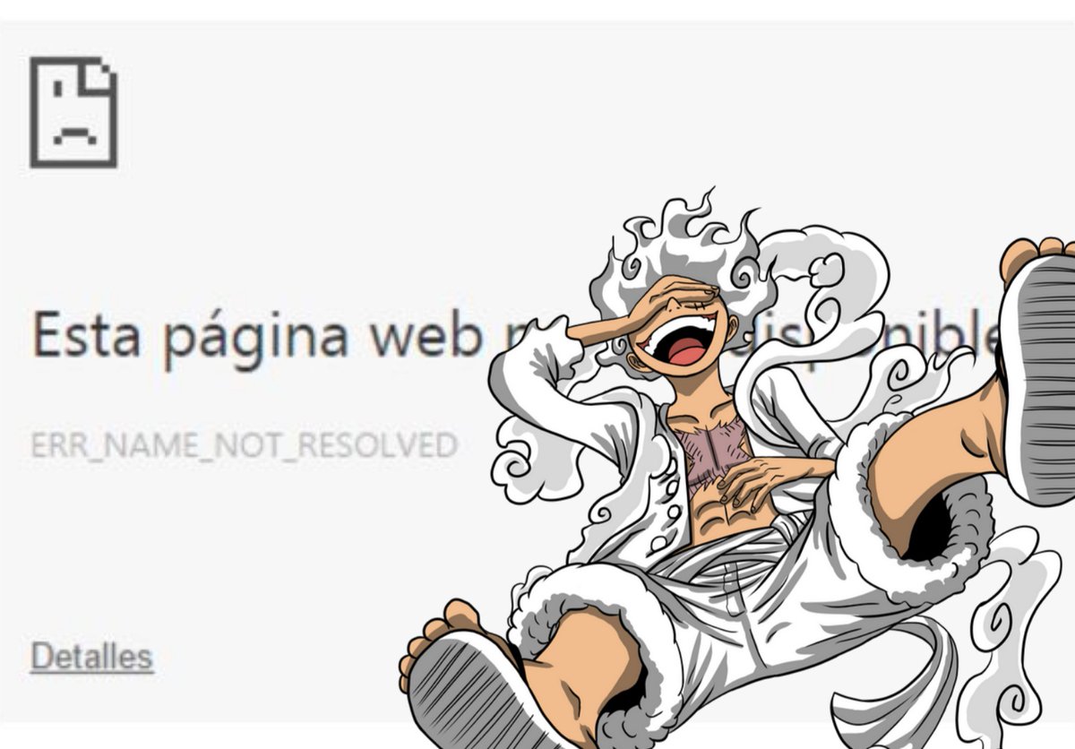 megam4x's tweet photo. Crunchyroll y numerosos sitios web Piratas en todo el mundo se han caído por el increíble tráfico en las últimas horas.
El GEAR 5 ha roto Internet. #ギア5 #ルフィ #ONEPIECE https://t.co/3dUL3palQv