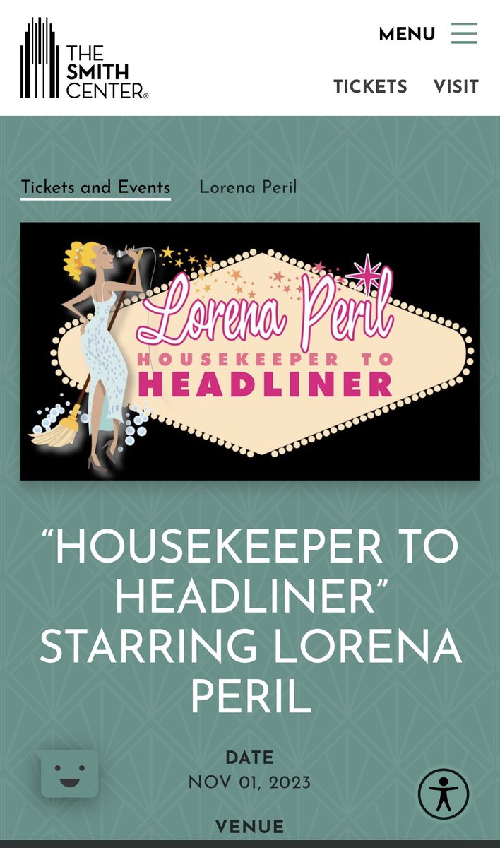 My show “Housekeeper headliner“ November 1st! <a href="/SmithCenterLV/">The Smith Center</a>