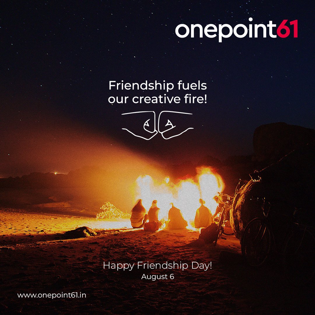 Building Brands, Crafting Connections – Celebrating Friendship Day with Onepoint61! 🌟👫
.

#friendshipday #friendship #friends #friendshipgoals #friendshipmagic #friendshipneverends #bestfriends #bff #bestie #dosti #socialmedia #adagency #digitalmarketing #hyderabad #onepoint61