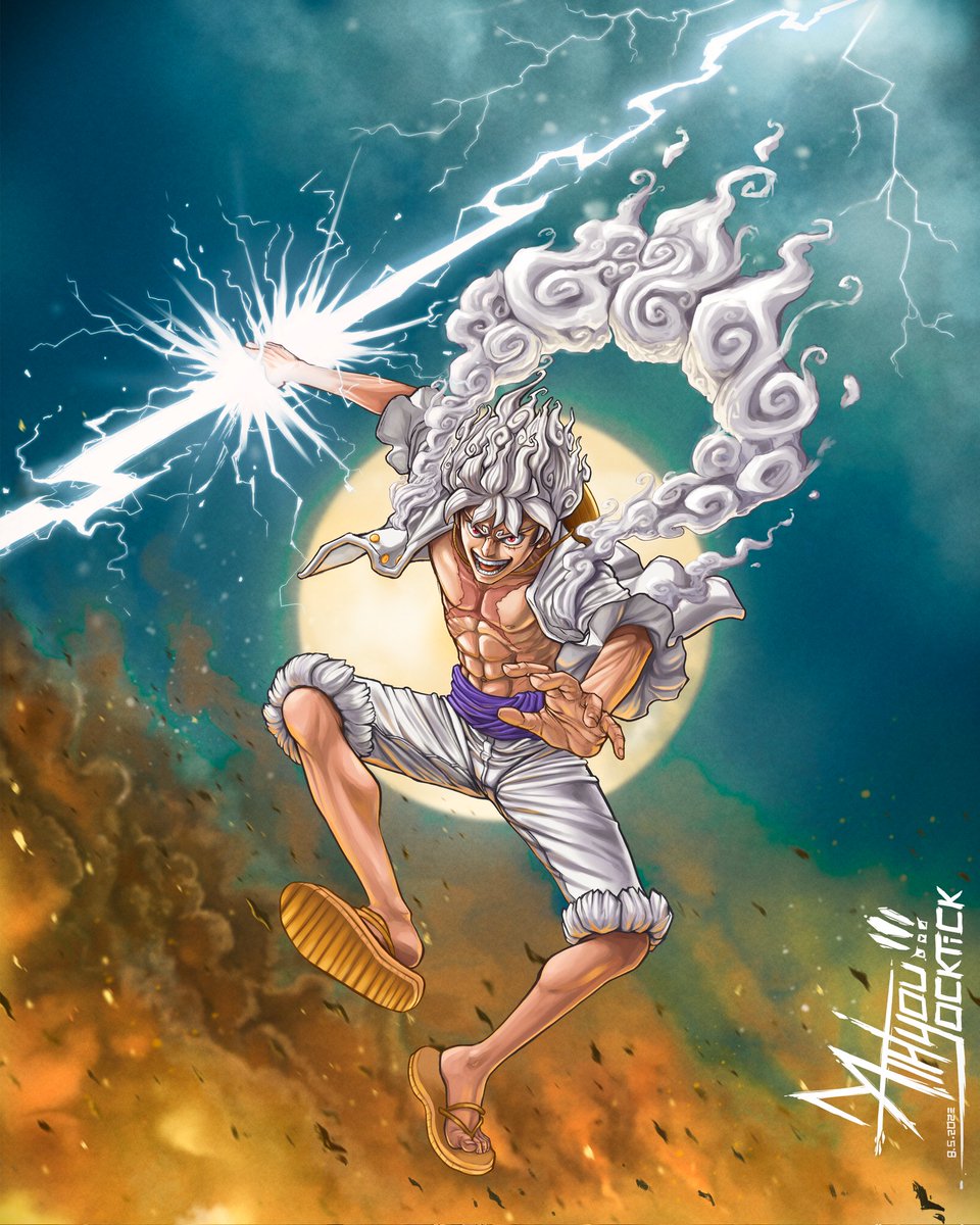 itzumo_art's tweet photo. GEAR 5 IS HERE!!!
fanart by me!
#onepiece #ルフィ #gear5 https://t.co/qRlmS4KcpG