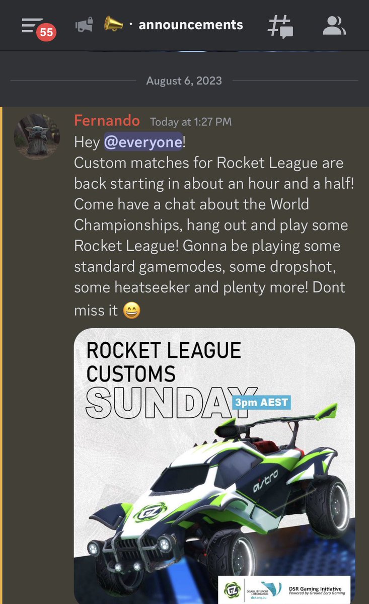 Here we go on Sunday with <a href="/GroundZeroOCE/">Ground Zero</a> crew 👏

discord.gg/SFgPpx57
