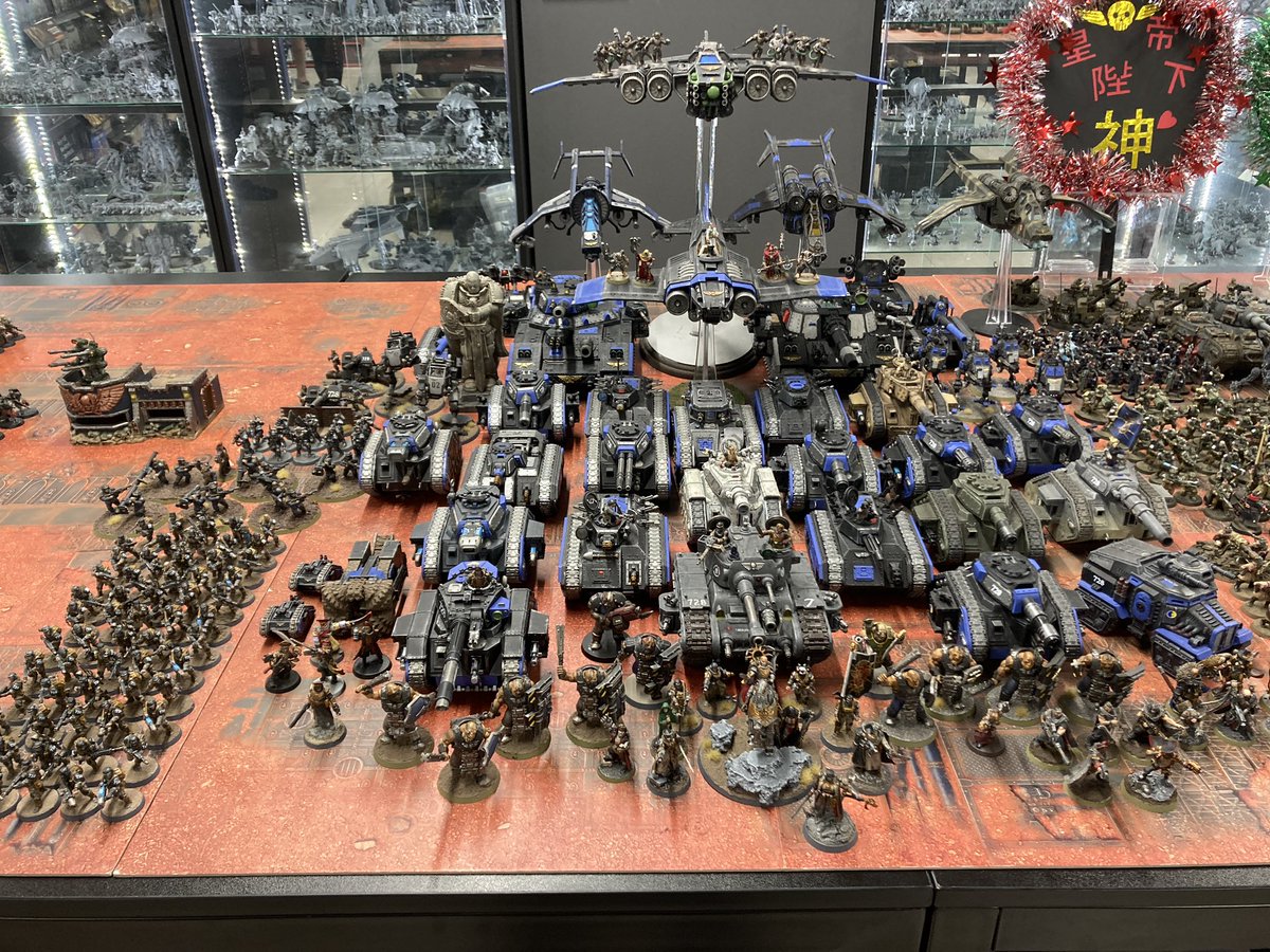hrkw_WH40K's tweet photo. 1時間30分かけてようやく展開完了 https://t.co/LTHE8NyJc5