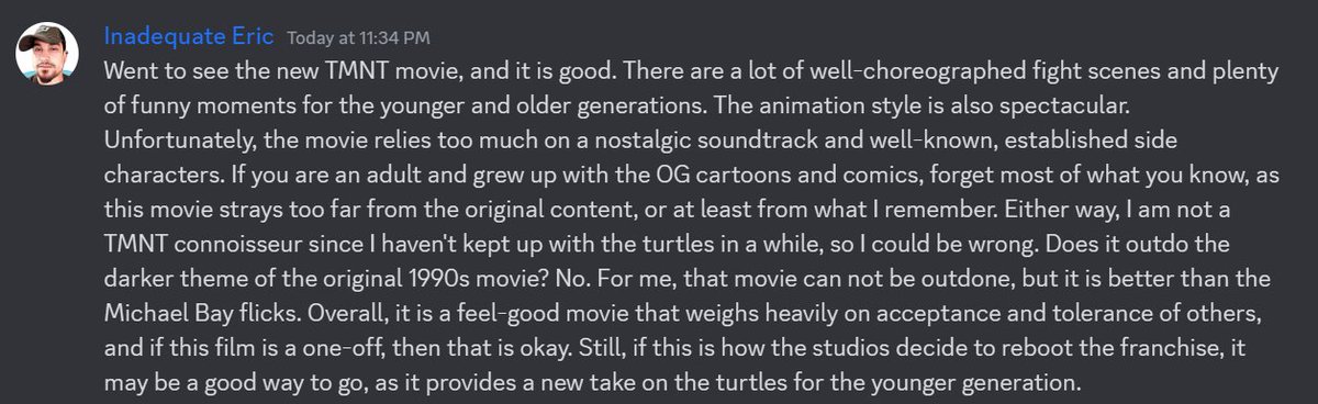 InadequateEric's tweet photo. #TMNTMutantMayhem #TMNTMovie https://t.co/HnSDMB9GH2 https://t.co/fuIdqCCX4F
