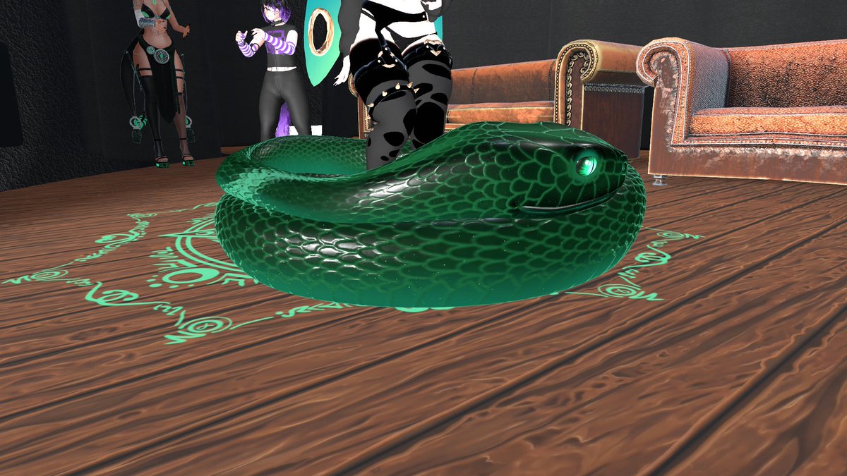 AgentReaperVR's tweet photo. Pre-recording shenanigans before doing an episode of The VR Talk Show Podcast. @PennyliciousVR as a Snake Summoner. Watch the #podcast on #YouTube & listen to it on #Spotify.
#VRChat #VRC #TalkShowPodcast #VRPodcast #YouTubePodcast #VR #VirtualReality #VRCPodcast #VRChatPodcast https://t.co/G6Wct0ehOy