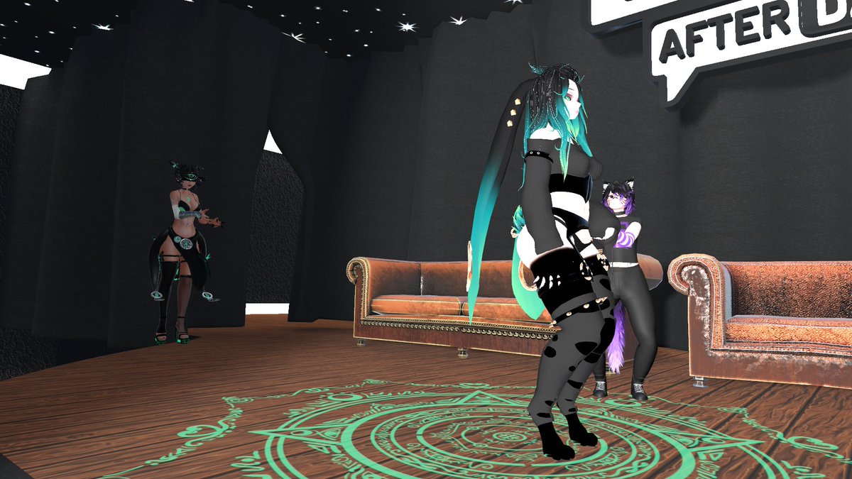 AgentReaperVR's tweet photo. Pre-recording shenanigans before doing an episode of The VR Talk Show Podcast. @PennyliciousVR as a Snake Summoner. Watch the #podcast on #YouTube & listen to it on #Spotify.
#VRChat #VRC #TalkShowPodcast #VRPodcast #YouTubePodcast #VR #VirtualReality #VRCPodcast #VRChatPodcast https://t.co/G6Wct0ehOy