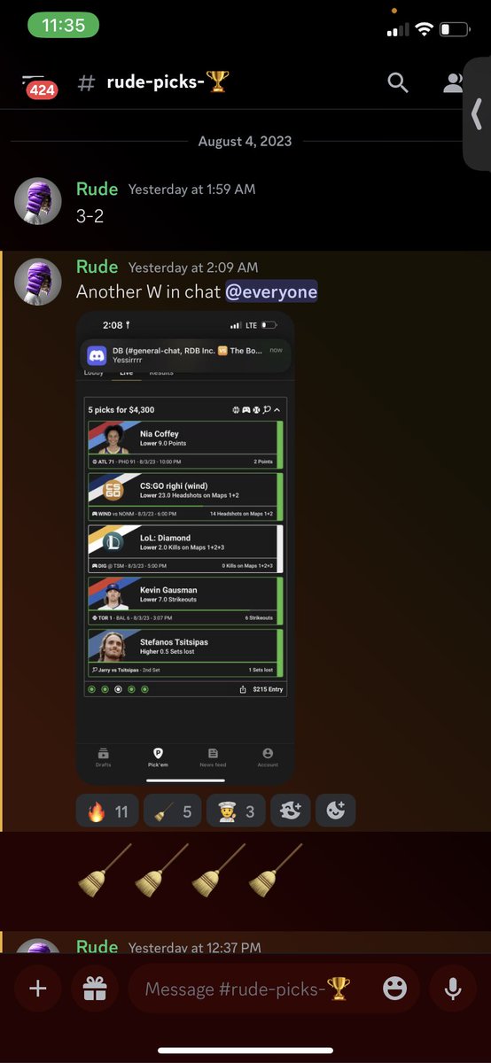 DBsDungeon's tweet photo. @RudesTheBest going STUPID on the discord these just the last 2 days alone 

Link to join 100% free! multiple cash every day since it dropped come get right✅ https://t.co/tbWKmQ4kSV