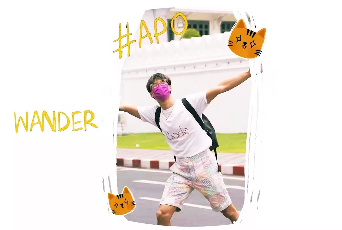 sunmartonma's tweet photo. Gift to Apo!
I found a shirt from the same brand that's as bright and cute as your pants！@Nnattawin1 #Nnattawin
#apocolleagues https://t.co/TR99kOjOKi