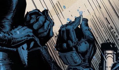 batmancurated's tweet photo. bruce proposing to selina with the stolen diamond from their first meeting - a symbol of their connection that now spans decades &amp; the countless lives they’ve lived from era to era…that was real romance! https://t.co/O6cSGrVglg