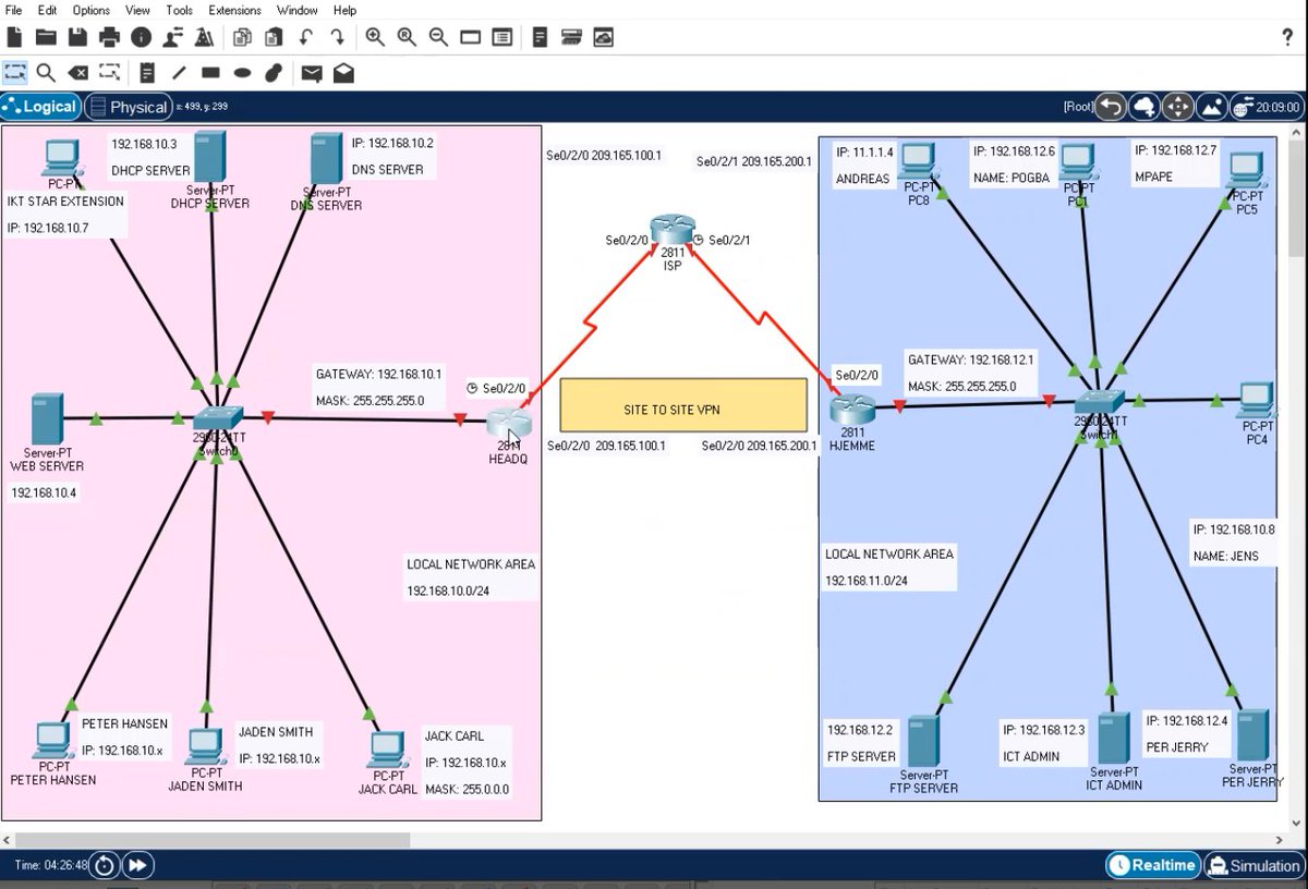 This Cisco Packet Tracer networking simulation tool is an invaluable resource for understanding complex network protocols. If you're interested in networking, I highly recommend giving it a try. Feel free to connect if you'd like to share experiences or tips! #CiscoPacketTracer