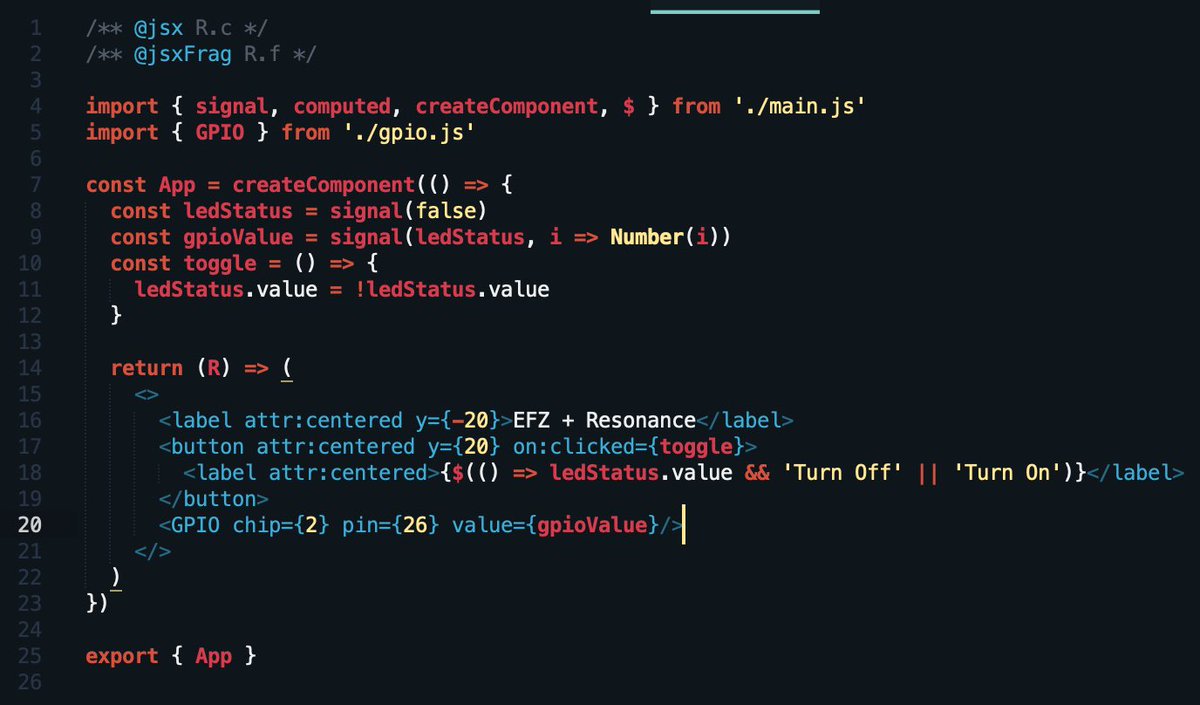 ClassicOldSong's tweet photo. Just see how easy it is to control GPIO pins using #JavaScript with #Resonance and #CheeseDOM with #efjs on the #x1501SoM
*API usage may change before release
#StayTuned #ComingSoon https://t.co/IMM4KCQg6A