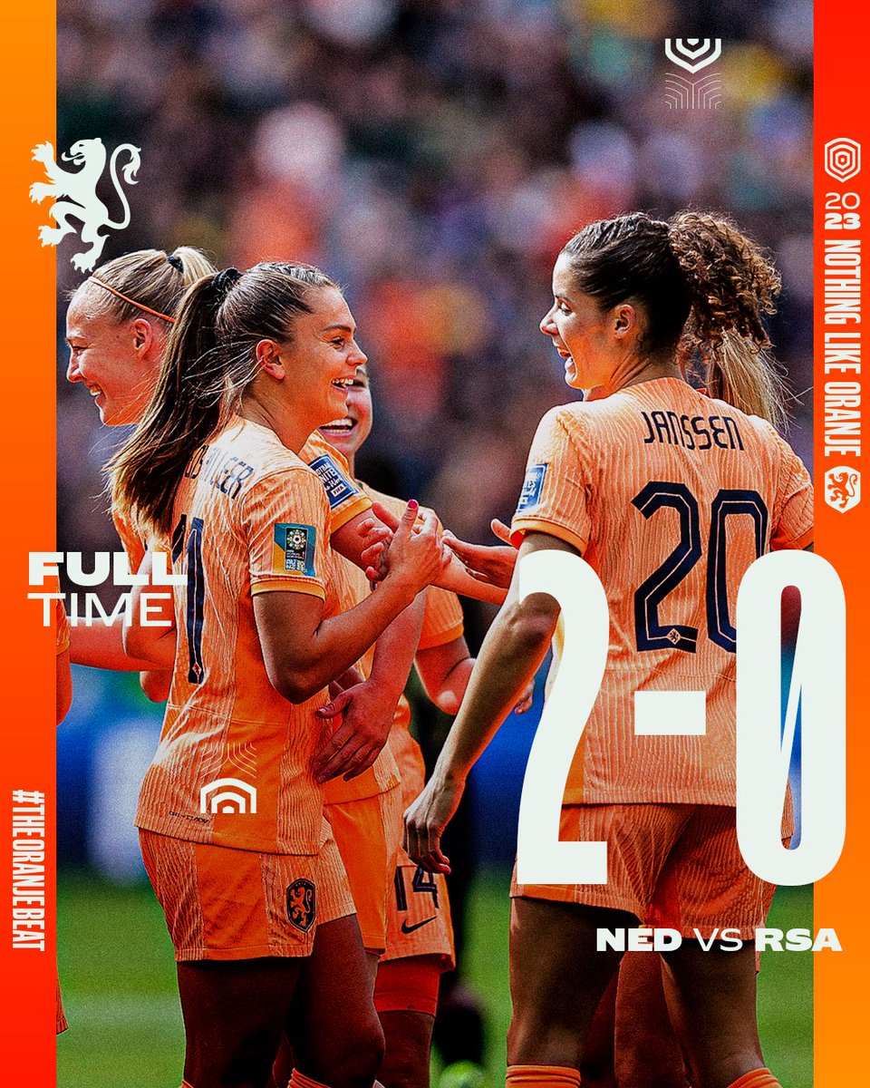 Into the 𝗤𝗨𝗔𝗥𝗧𝗘𝗥-𝗙𝗜𝗡𝗔𝗟𝗦! 💥💯

#FIFAWWC #NEDRSA #TheOranjeBeat