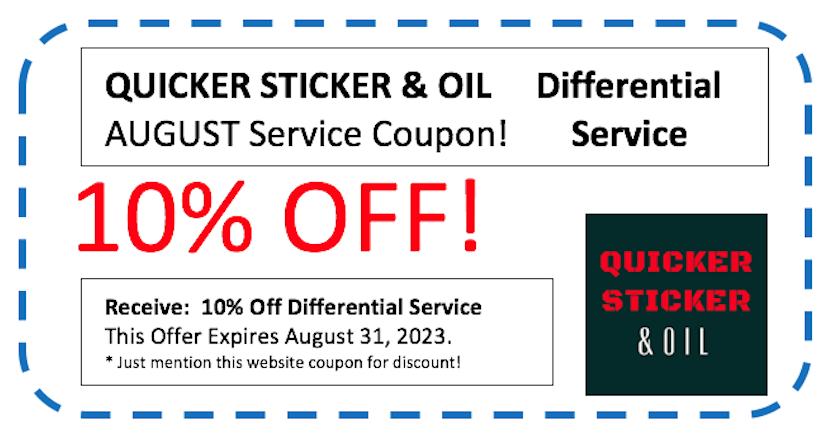 TXinspections's tweet photo. Quicker Sticker &amp; Oil 516 N Main St., Weatherford, TX 76086  Check out our August Coupons!   https://t.co/ucWa3NJUH8 https://t.co/UlSAVcLYeK