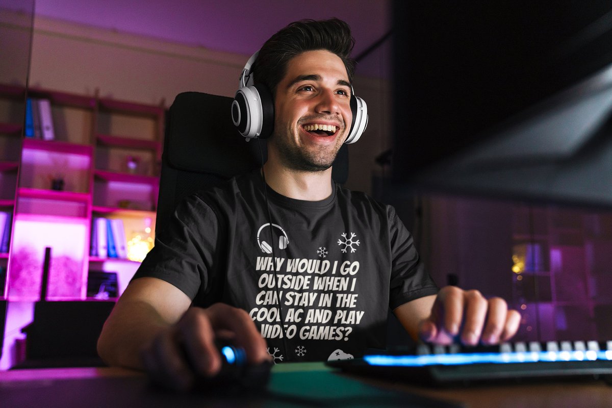 Are u a cute #gamer gril? Or would u rather be inside playing video games than be outside in the summer heat? If the answer is yes these are the shirts for u! :D

These shirts &amp; more @ midsummertees.com! 

#gamergirl #videogames