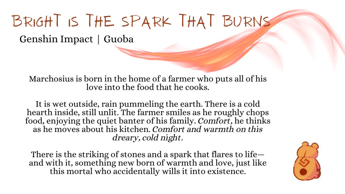 _Cavalierious_'s tweet photo. [ #GenshinImpact #Guoba ]
The rise and fall of Marchosius, the God of the Stove.
-
The fic I wrote for @TwinsDeliveryS is in my top five favorite things I've ever written. Thank you so much for letting me bring this little dude to life. 

Leftover sales is open! Links ⬇️ https://t.co/S1Qu2PLldM