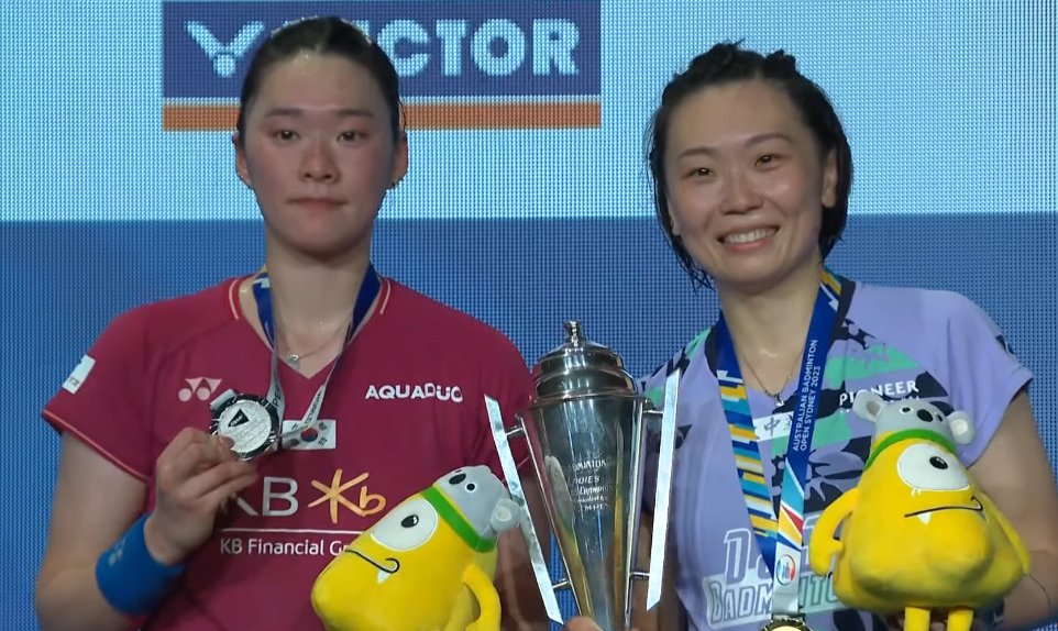 BadmintonTalk's tweet image. Women&apos;s Singles - #AustralianOpen2023 

🥇Beiwen Zhang (USA)
🥈Kim Ga Eun (KOR)

Congratulations to both players!