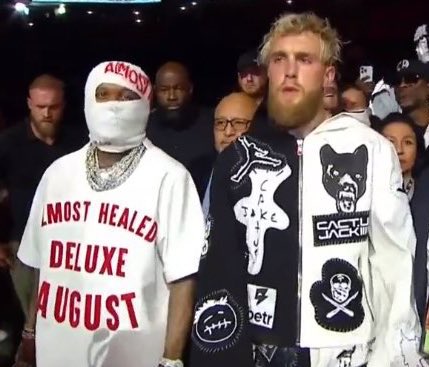 Jake Paul walks out with Lil Durk 🔥